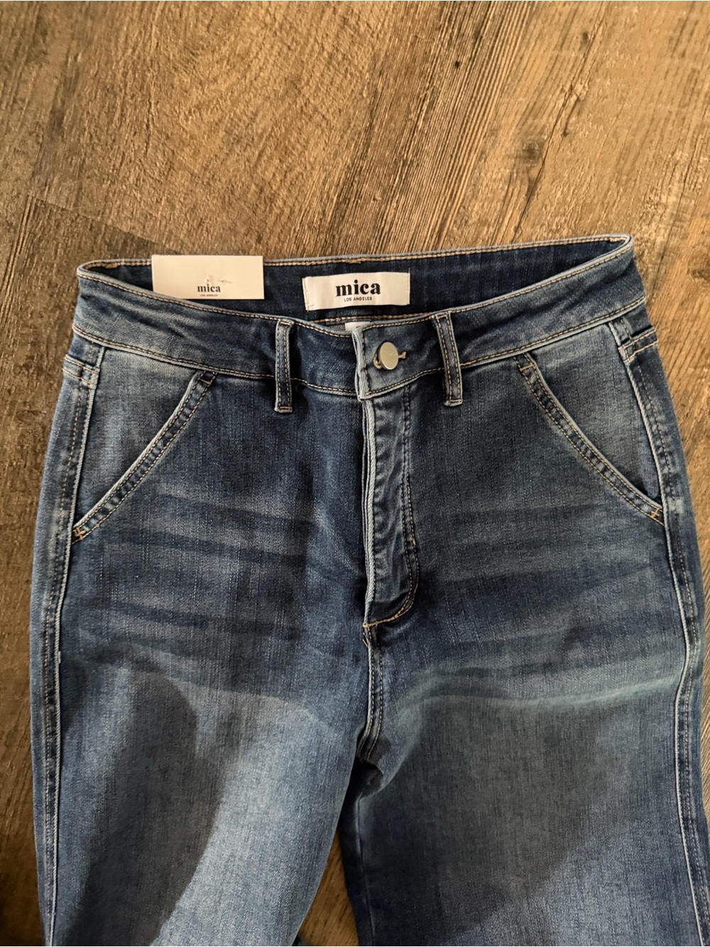 Mica Wide-Leg jeans 5/27 NWT - Picture 3 of 4